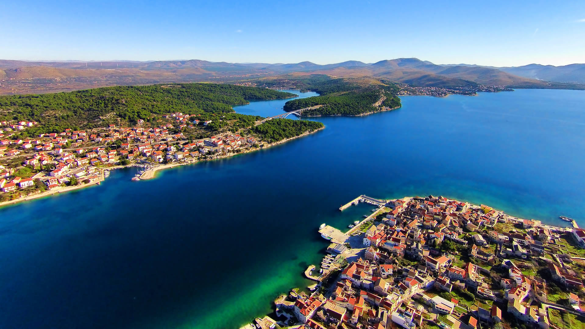 Morinjski Bay Beach Brodarica accommodation and apartments nearby