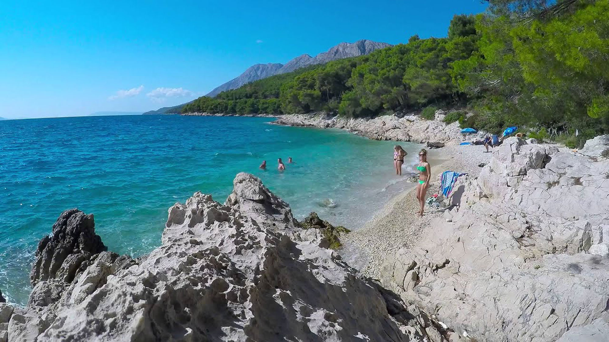 Lučica beach in Zaostrog accommodation and apartments nearby Direct Croatia com
